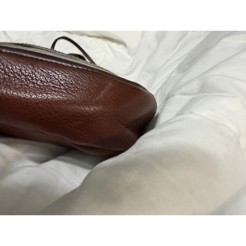 Fossil Vintage Brown Pebbled Leather Crossbody Bag Small Messenger 75082 Key - Picture 5 of 8